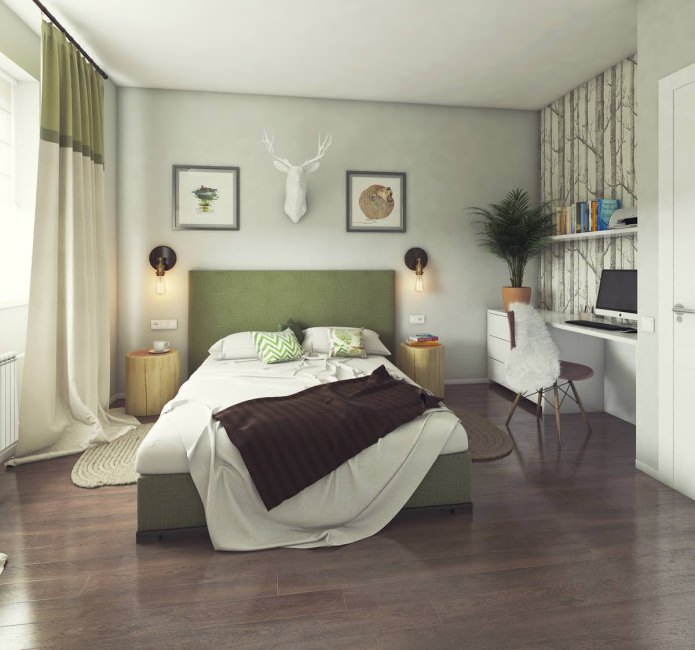 slaapkamer ontwerp 13 m² m.