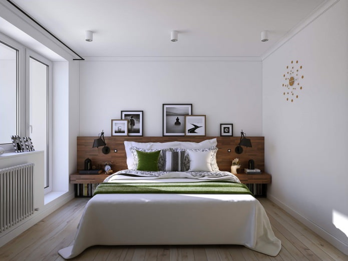 interni moderni della camera da letto