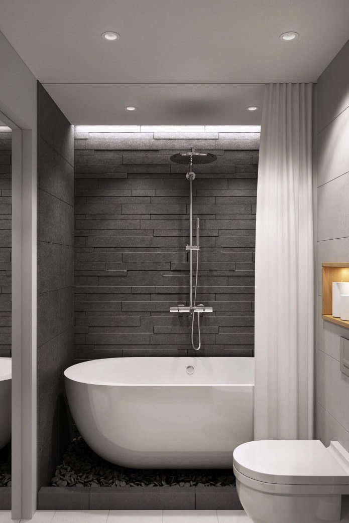 design de salle de bain moderne 4,7 m². m.
