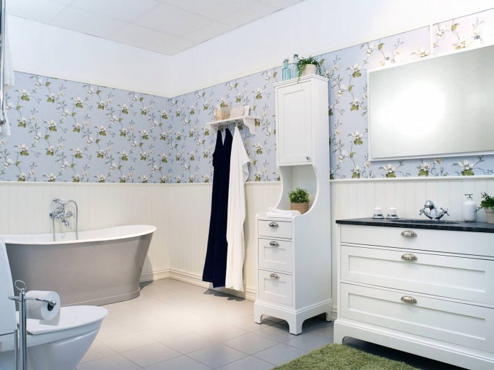 badkamer in landelijke stijl