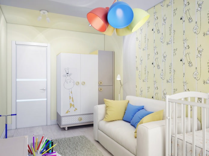غرفة اطفال لحديثي الولادة