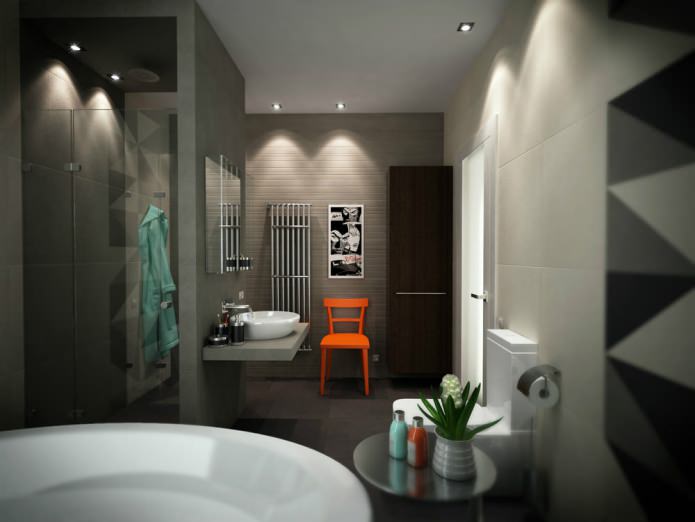 עיצוב חדר אמבטיה בשילוב עם שירותים