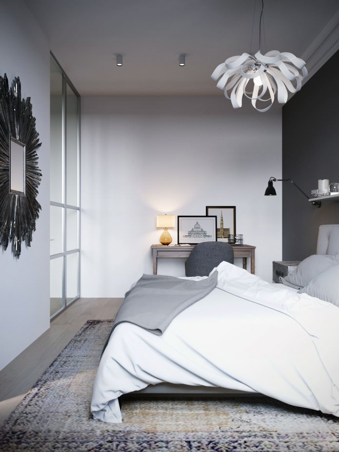 soveværelse i moderne stil