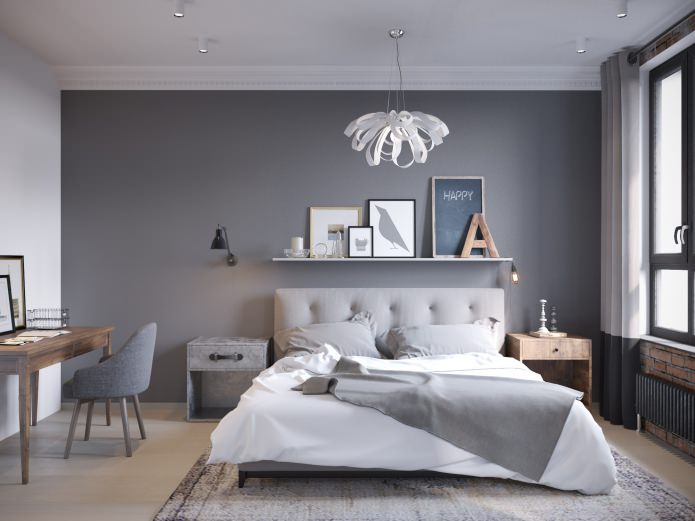 slaapkamer in moderne stijl