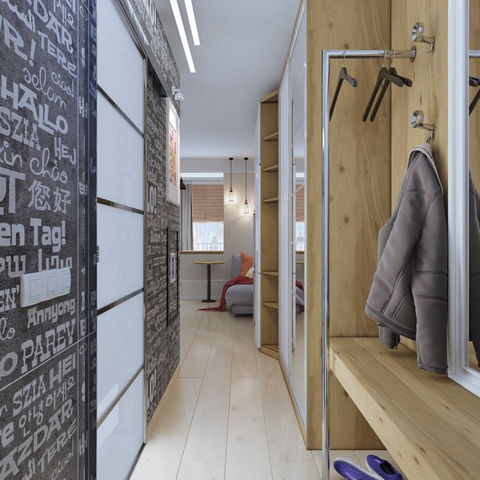 interiérový dizajn malého bytu o rozlohe 18 m². m.