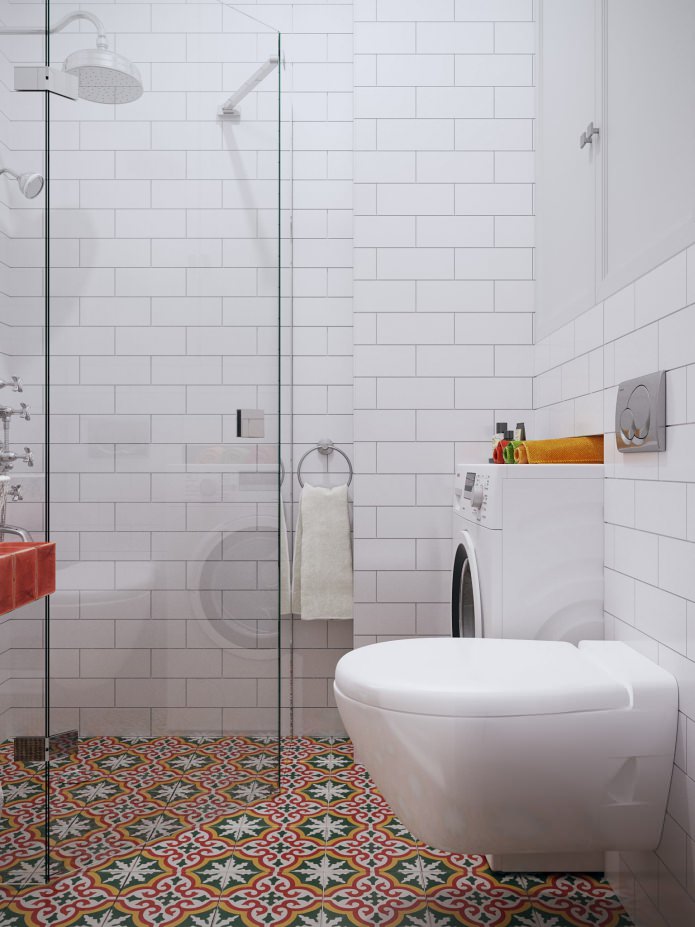 kylpyhuoneen suunnittelu suihkulla
