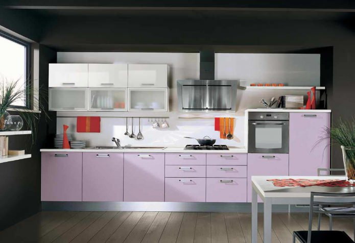 Nội thất bếp Lilac