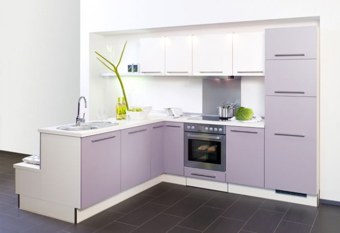 Lilac kuchyňa