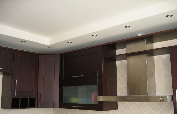 Mutfakta alçıpan dubleks tavan