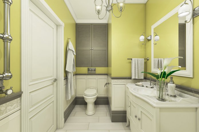 badkamer in studiodesign in klassieke stijl