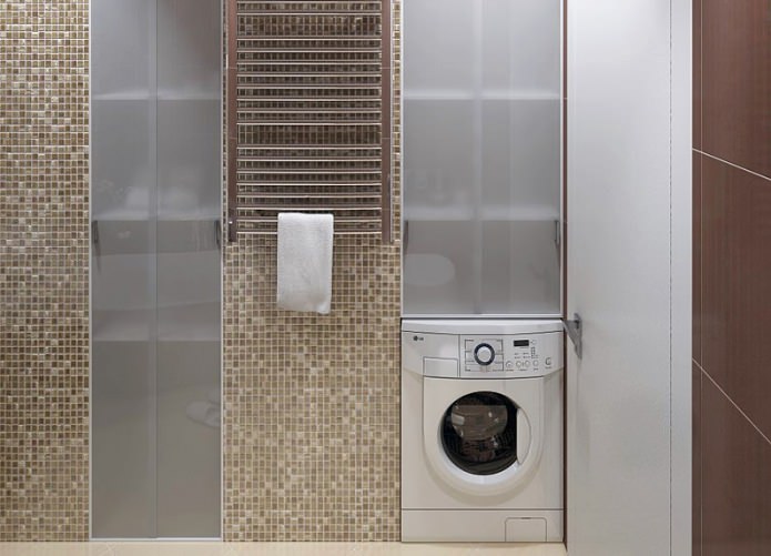 badkamer in een ontwerpproject van een 2-kamer appartement