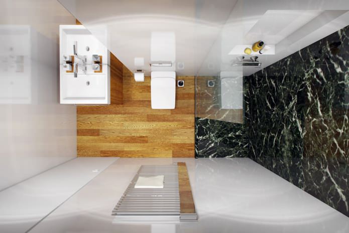 phòng tắm trong dự án thiết kế nội thất chung cư
