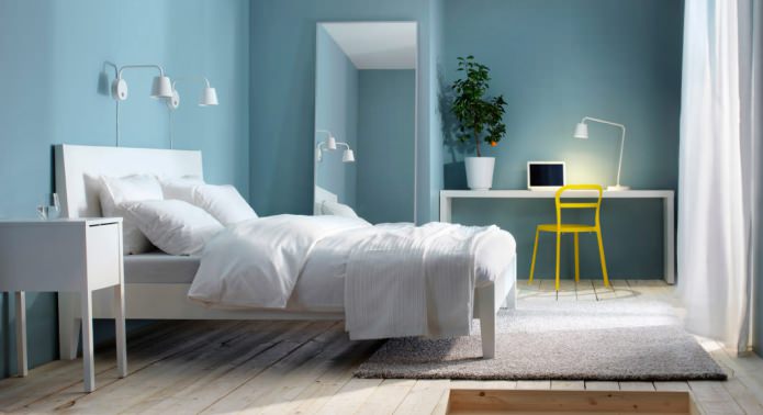 Soveværelse design til en pige i en moderne stil