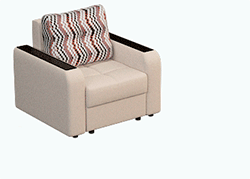 كرسي بذراعين - سرير مع آلية تيك توك (يورو بوك)
