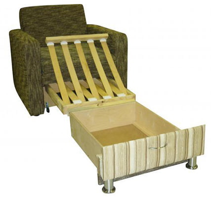 מיטת כורסא עם מנגנון התגלגלות