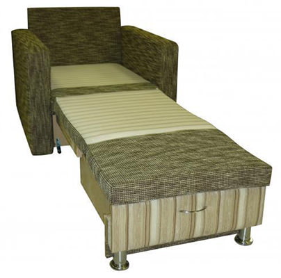 Фотьойл-легло с механизъм за разточване