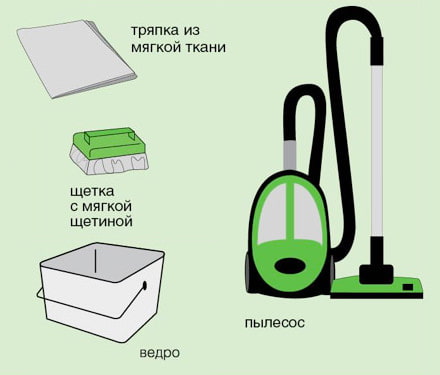Værktøj til rengøring af keramiske fliser