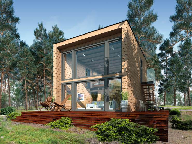 soukromý dům s panoramatickými okny