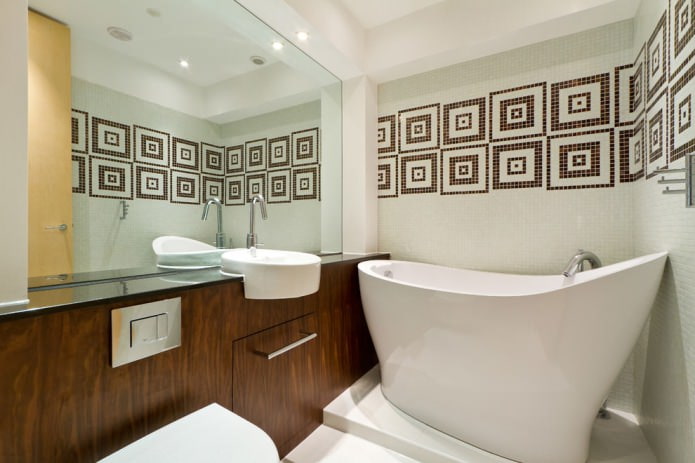 mandi hotel dengan gaya moden