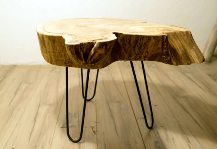 eko stila kafijas galdiņš