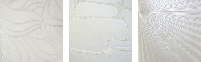 papel de parede branco com padrão em relevo