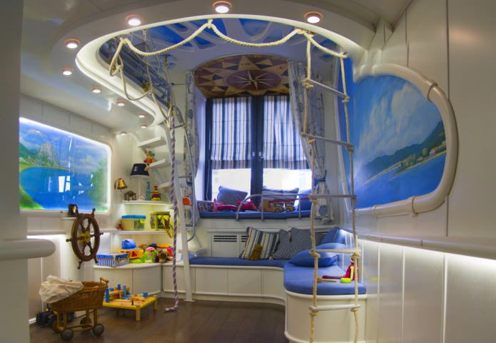 детска стая в морски стил