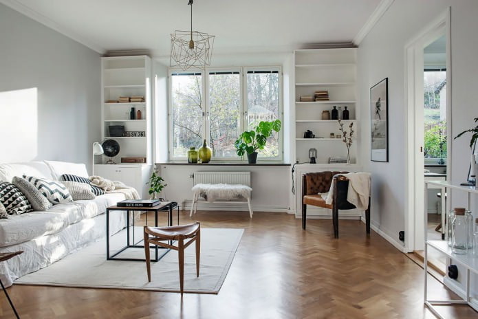 stueindretning i skandinavisk stil