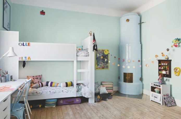 Скандинавски стил в дизайна на детската стая