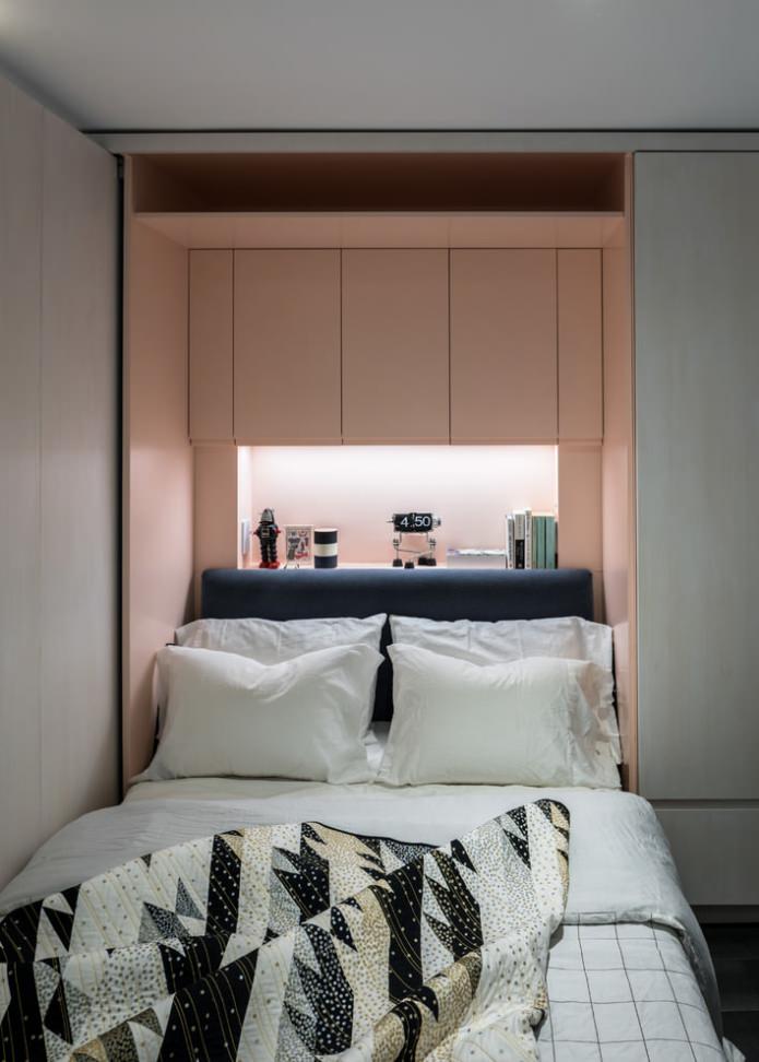 minimalistisk soveværelse indretning