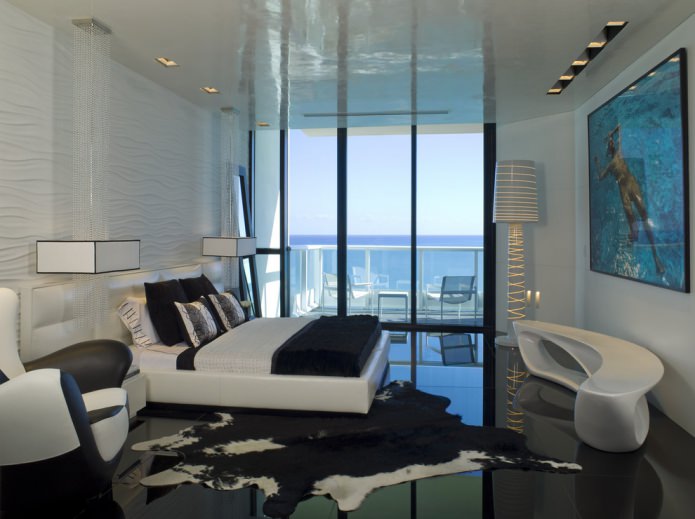 miegamasis su panoraminiais langais