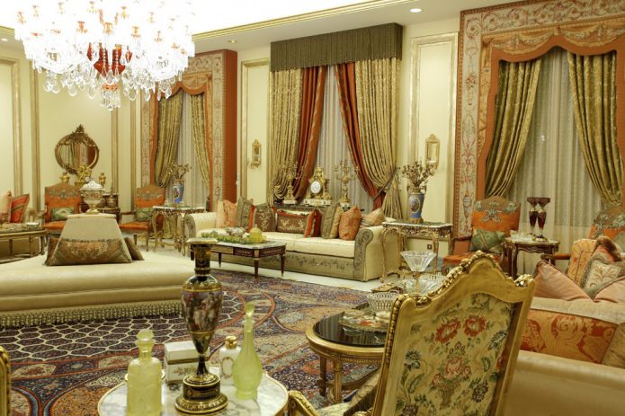 sufragerie în stil baroc