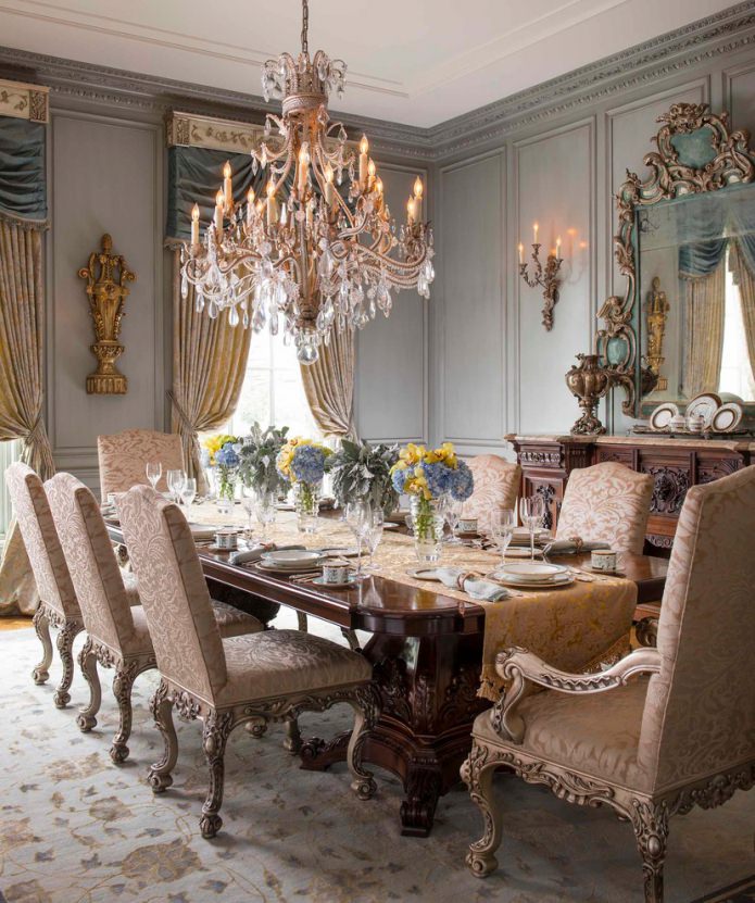 baroková jedáleň