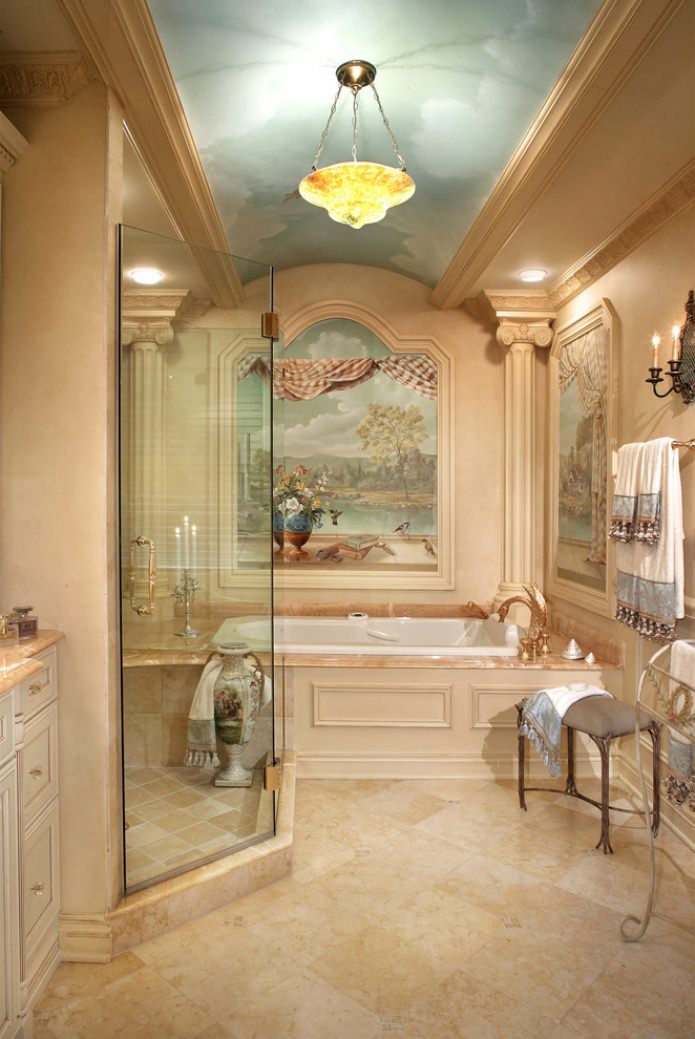 kúpeľňa freska