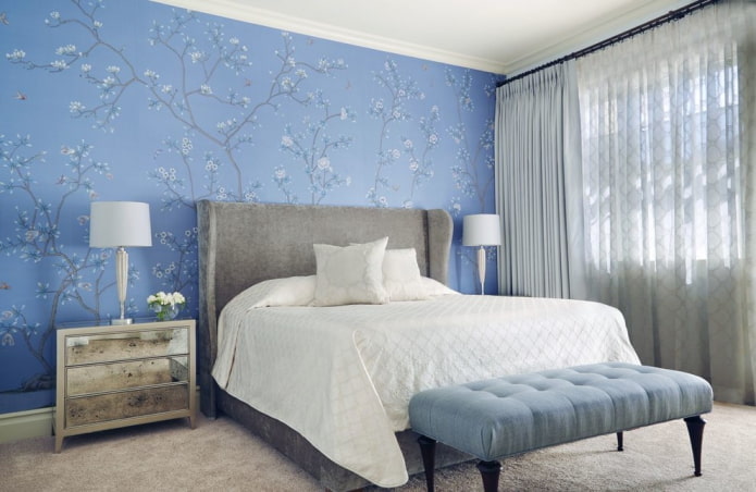 bilik tidur biru muda