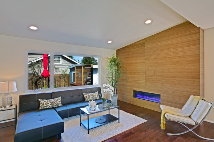 stylový obývací pokoj v moderním stylu