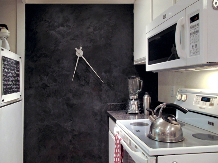 fons de pantalla negre a la cuina