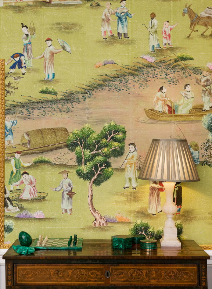 ķīniešu stila tapetes