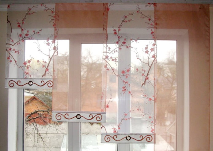 Ιαπωνικά καμβά που απεικονίζουν sakura