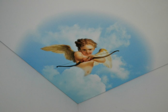 stretch canvas met de afbeelding van engelen