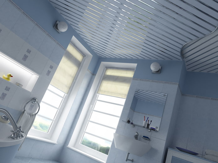 מבנה תלוי מתלה בחדר האמבטיה