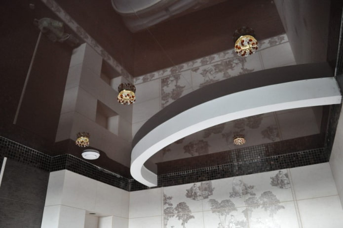 bruin glanzend plafond