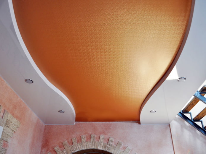 textúrovaný strečový strop