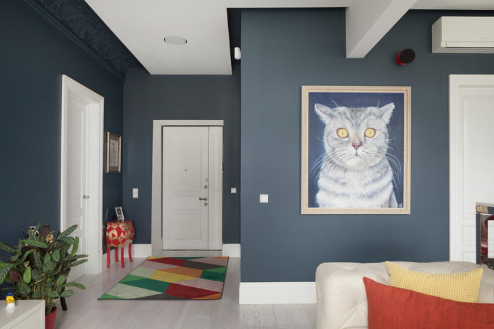obrázek kočky v interiéru