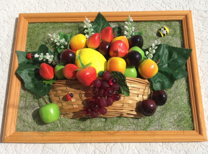 vaisių virtuvės skydelis