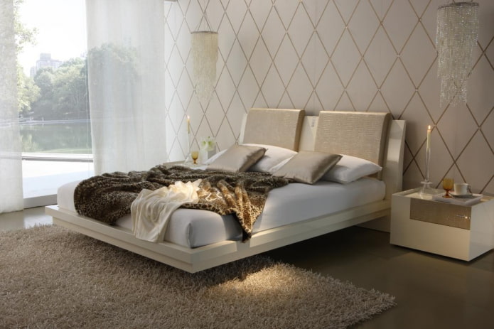 llit flotant rectangular