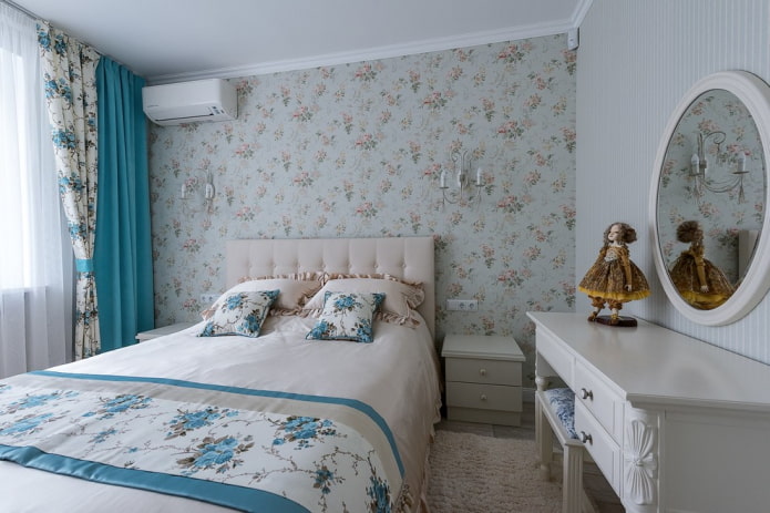 pat cu spate moale în stil Provence