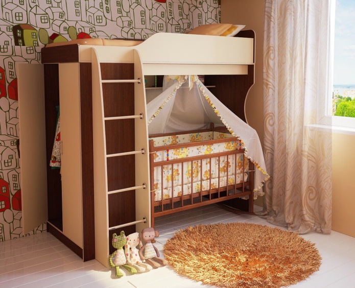 детска стая с креватче за новородено