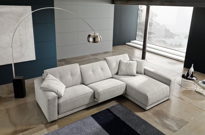 canapea pliabila in stilul minimalismului