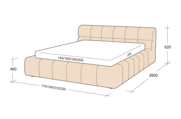 veľkosť manželskej postele