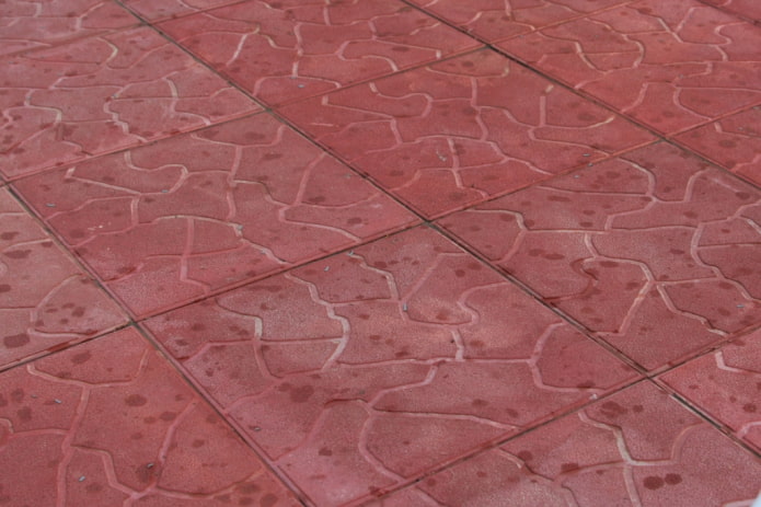 тротоарна плочка с облачна текстура